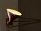 Red Diabolo Sconce by Rene Mathieu for Lunel, 1950s 5