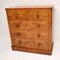 Large Antique Victorian Satinwood Chest of Drawers, Image 3
