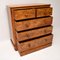 Large Antique Victorian Satinwood Chest of Drawers, Image 13