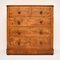 Cassettiera vittoriana antica in legno satinato, Immagine 2