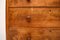 Cassettiera vittoriana antica in legno satinato, Immagine 7