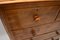 Large Antique Victorian Satinwood Chest of Drawers, Image 10