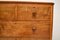 Large Antique Victorian Satinwood Chest of Drawers, Image 5