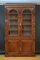 Large Victorian Walnut Library Bookcase 1