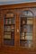 Großes viktorianisches Bibliotheks Bücherregal aus Nussholz 17