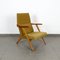 Vintage Wood & Upholstery Armchair, Image 1