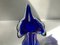 Jarrón enrollado en azul de cristal de Murano de Seguso, años 60, Imagen 4