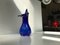 Vaso in vetro di Murano blu di Seguso, anni '60, Immagine 5