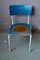 Industrial Bicolore Chairs with Patina, Set of 6, Image 4