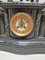 Architectural Clock Depicting Medici Lion & Cassolettes in Bronze, Set of 3 3