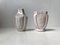 Antique White Ceramic Commemorative Vases by Hermann August Kähler, 1900s, Set of 2 3