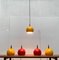 Mid-Century German Space Age Metal Ball Pendant Lamps, Set of 2, Image 9