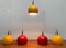 Mid-Century German Space Age Metal Ball Pendant Lamps, Set of 2 17