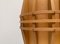 Mid-Century Cocoon Hängelampe aus Holz 15
