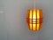 Lampe à Suspension Cocoon Mid-Century en Bois 16