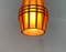 Lámpara colgante Cocoon Mid-Century de madera, Imagen 13