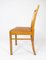 Dining Room Chairs of Light Wood and Cognac Leather, 1940s, Set of 10 7