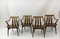 Teak and Plywood Dining Chairs from Pastoe , 1960s, Set of 4 1