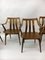 Teak and Plywood Dining Chairs from Pastoe , 1960s, Set of 4 3