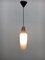 Grey Glass Hanging Lamp, 1960s 10