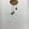 Mid-Century Ceiling Lamp with Murano Glass Drops, 1970s, Image 3