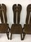 Belgian Brutalist Dining Chairs from De Puydt, 1970s, Set of 4 9