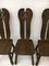 Belgian Brutalist Dining Chairs from De Puydt, 1970s, Set of 4 8