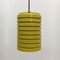 Lámpara colgante amarilla, años 70, Imagen 1