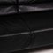Black Leather Sofa by Matteo Strässle 4