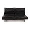 Black Leather Sofa by Matteo Strässle, Image 3
