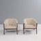 Okumi Cream Leather Armchairs by Studio Catoir for Ligne Roset, Set of 2 2