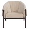 Okumi Cream Leather Armchair by Studio Catoir for Ligne Roset, Image 1