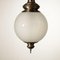 Brass and Glass Lamp in the Style of Luigi Caccia Dominioni, Italy, 1960s 3