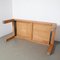 Solid Oak Table by Henk Vos Linteloo Vnu 9