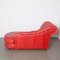 Red Leather Lounge Chair, Image 4