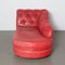 Red Leather Lounge Chair, Image 5