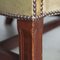 Green Leather Wingback Armchair, Image 14