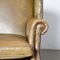 Green Leather Wingback Armchair, Image 12