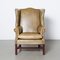 Green Leather Wingback Armchair, Image 2