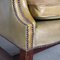 Green Leather Wingback Armchair, Image 13