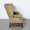 Green Leather Wingback Armchair, Image 5