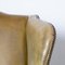 Green Leather Wingback Armchair 10