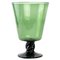 Green Crystal Vase, 20th Century 1
