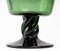 Green Crystal Vase, 20th Century 2