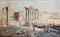 Giuseppe Costantini, View of the Forum Romanum, Original Watercolor, 1870s 1