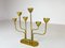 Candelabro in ottone di Gunnar Andersen, anni '60, Immagine 4