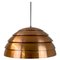 T325/450 Copper Ceiling Lamp by Hans-Agne Jakobsson, Sweden, 1960s 1