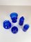 Collezione di cinque vasi blu di Erik Hoglund, Svezia, anni '60, set di 5, Immagine 7