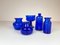 Collection de Cinq Vases Bleus par Erik Hoglund, Suède, 1960s, Set de 5 3