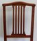 Art Deco Stühle aus Solidem Mahagoni, Frühes 20. Jahrhundert, 2er Set 7